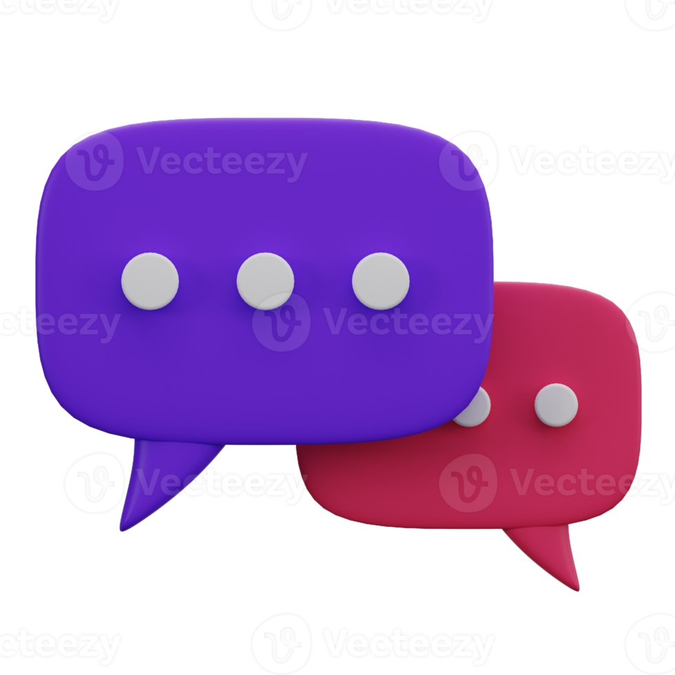 Chat 3D Icon png