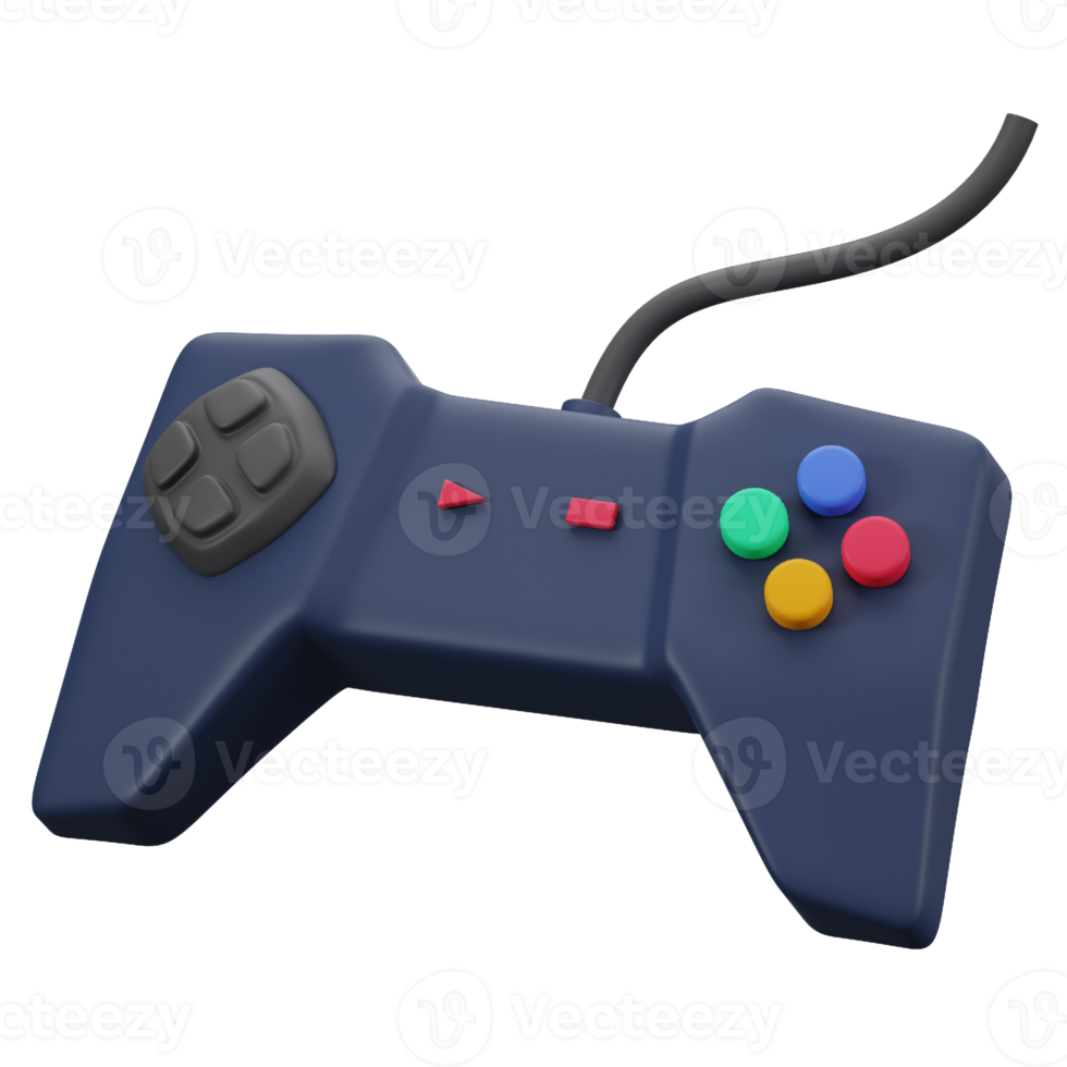 icône 3d manette de jeu png