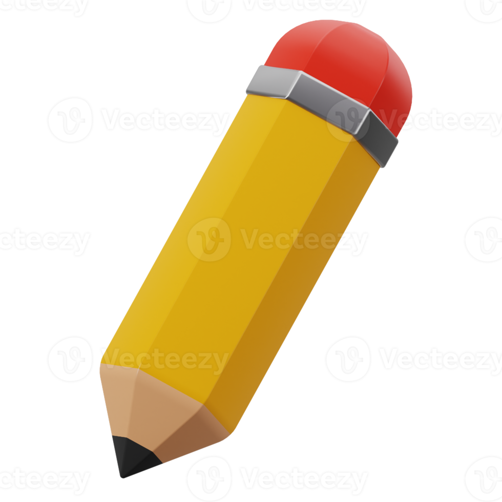Pencil 3D Icon png