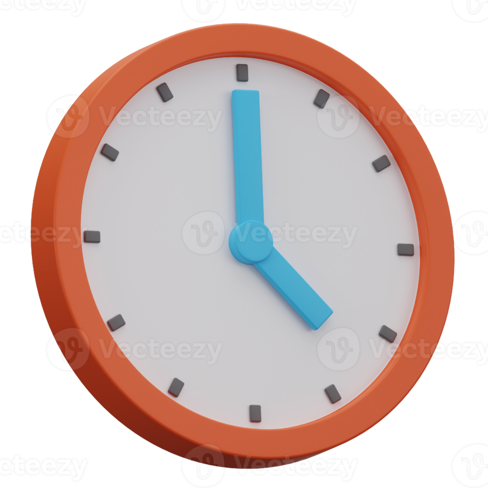 Clock 3D Icon png