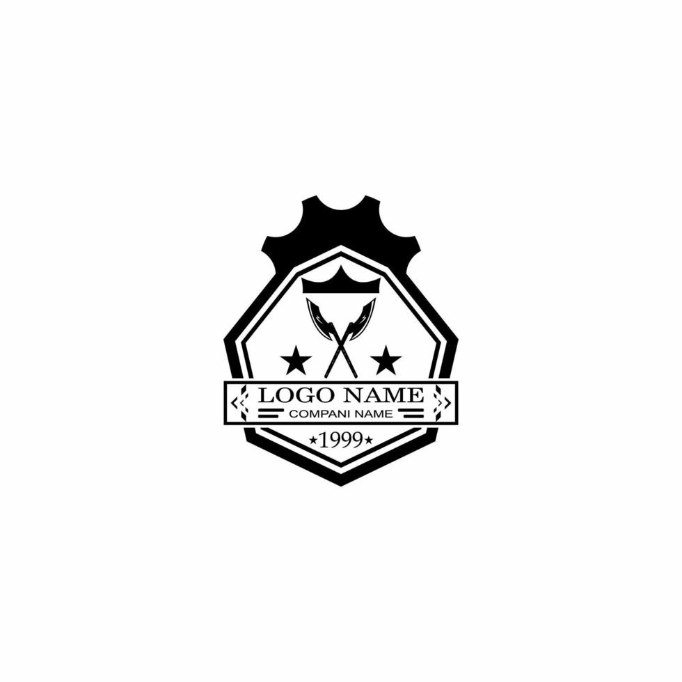 spear logo illustration vector