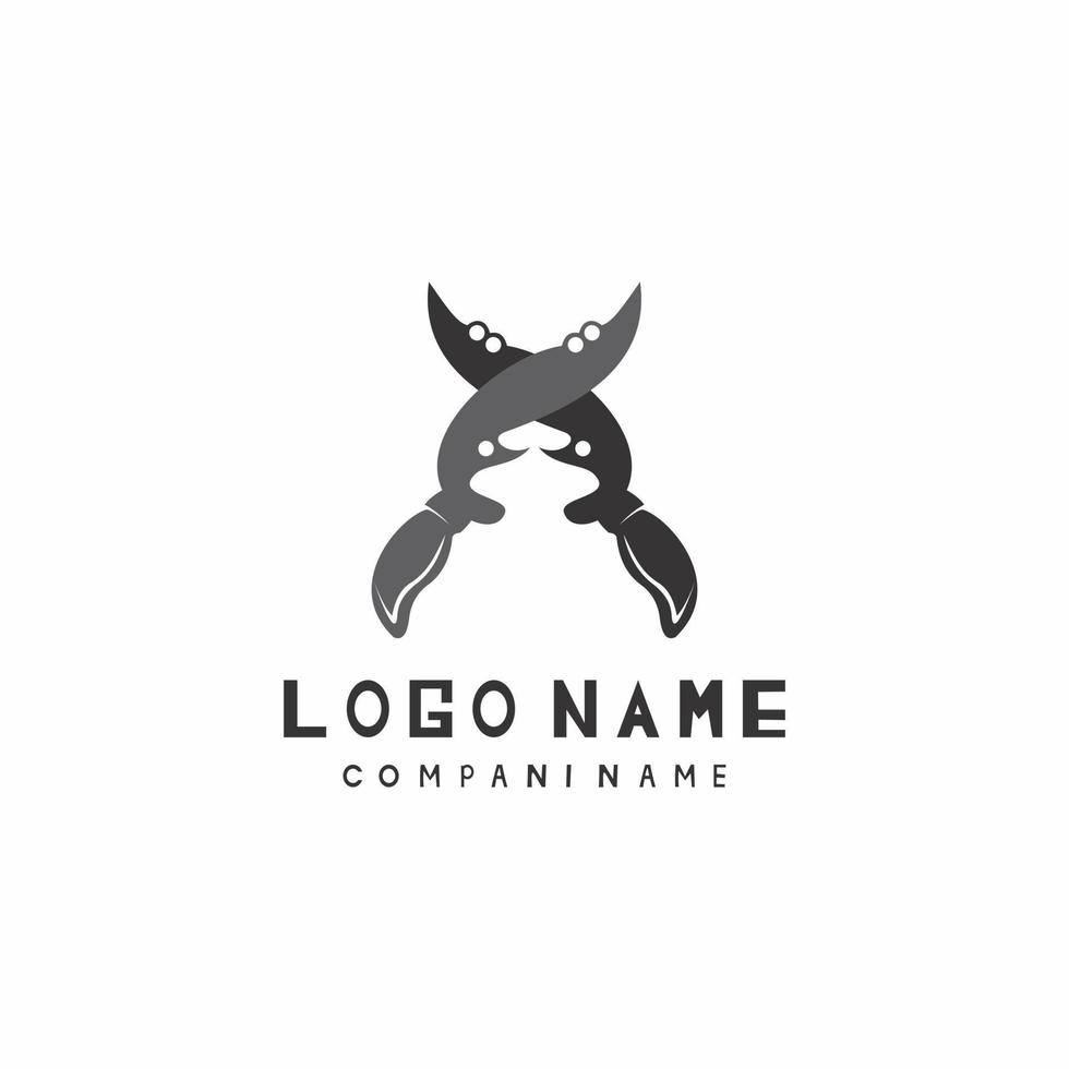 vector de ilustración de logotipo de cuchilla