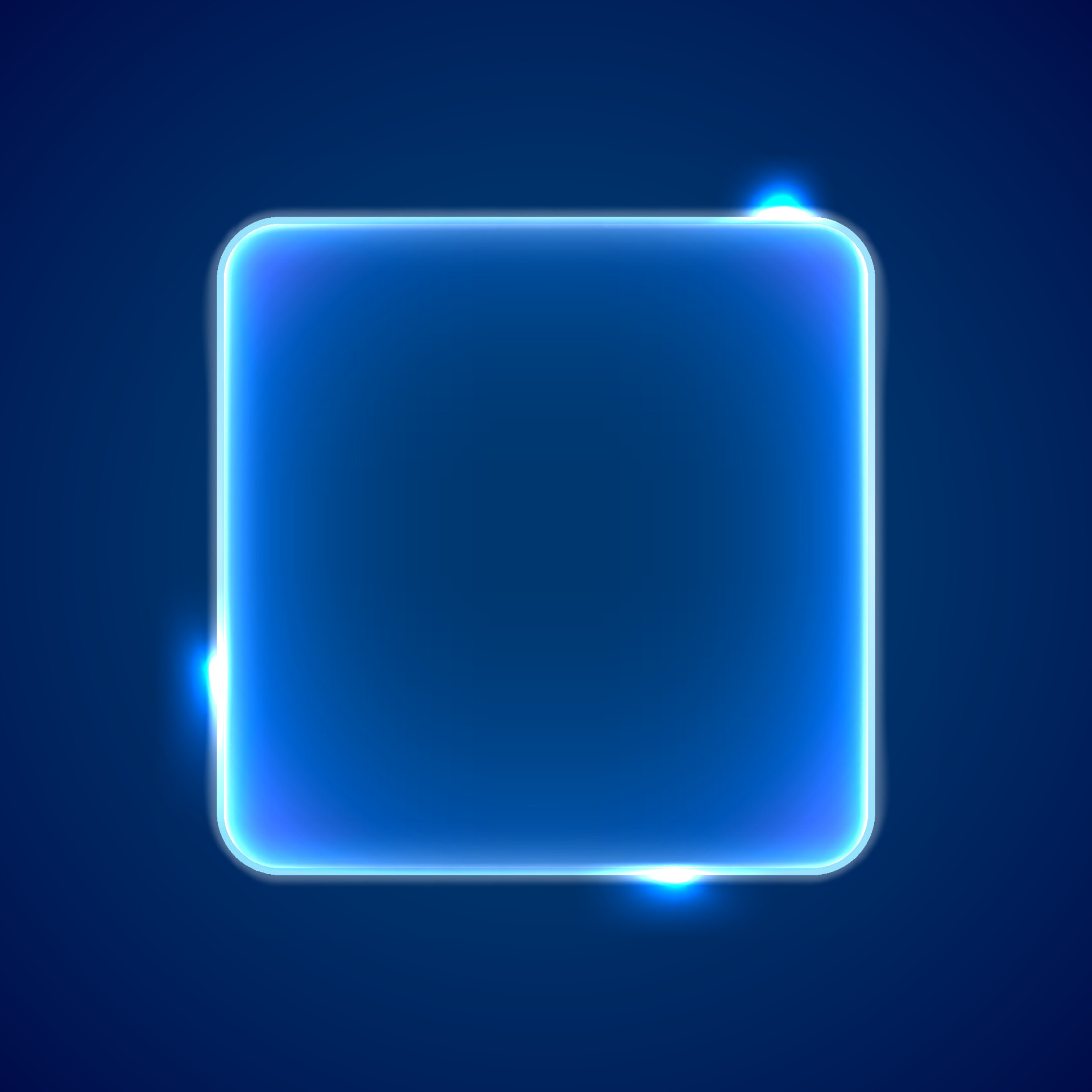 Abstract transparent blue square with lights and sparkles 16716405