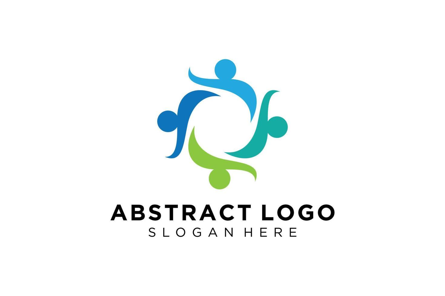 Vector abstract people and family logo collection,people icons, health logo template, care symbol.