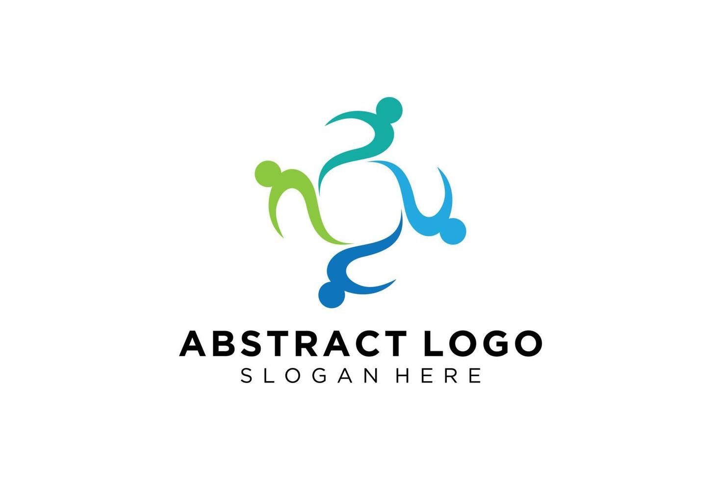 Vector abstract people and family logo collection,people icons, health logo template, care symbol.