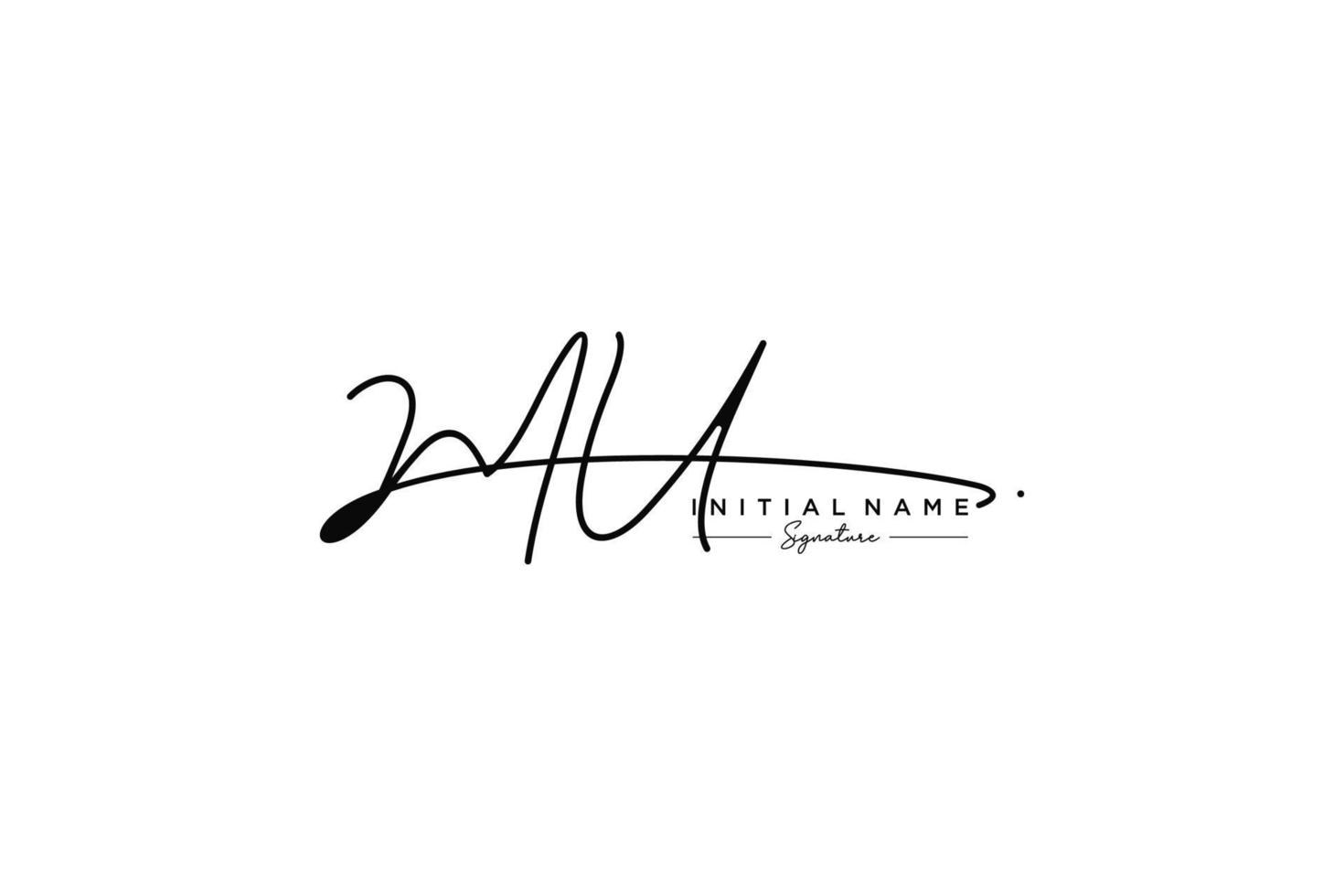 Initial MU signature logo template vector. Hand drawn Calligraphy lettering Vector illustration.