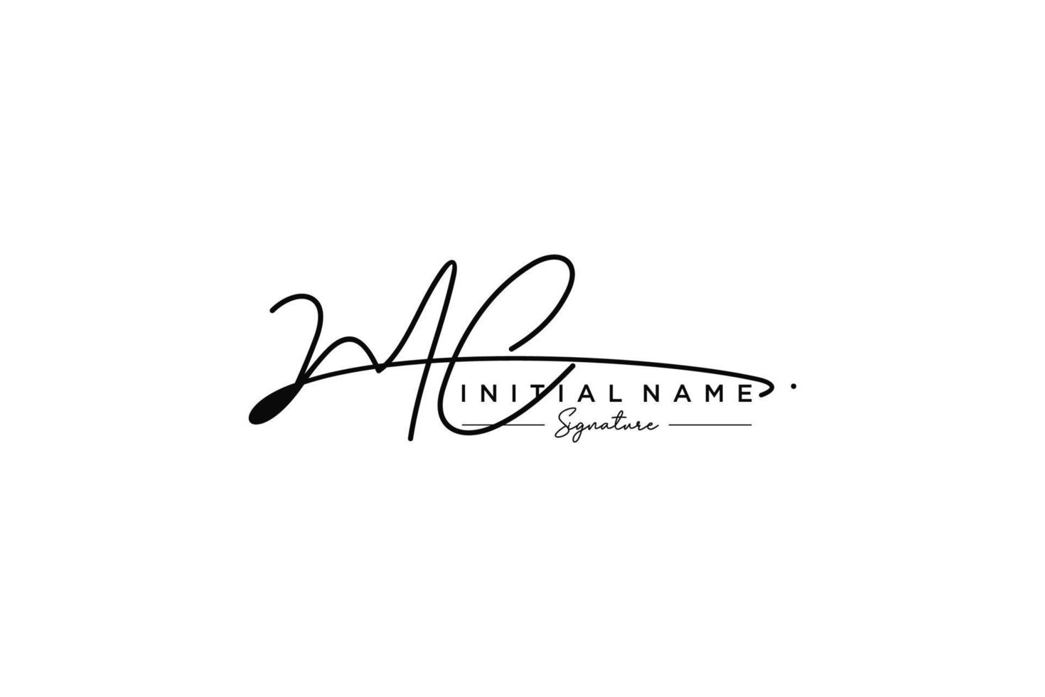 Initial MC signature logo template vector. Hand drawn Calligraphy lettering Vector illustration.