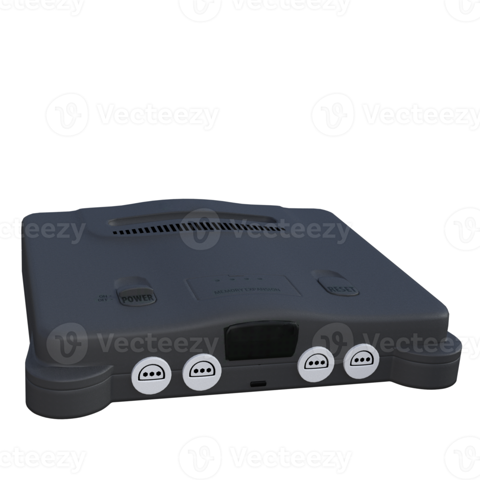 dispositivo de consola de videojuegos representación 3d png