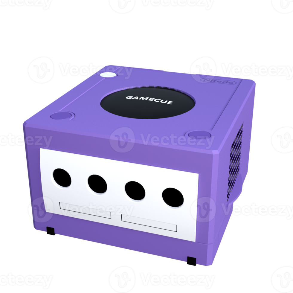 Video game console device 3d rendering png
