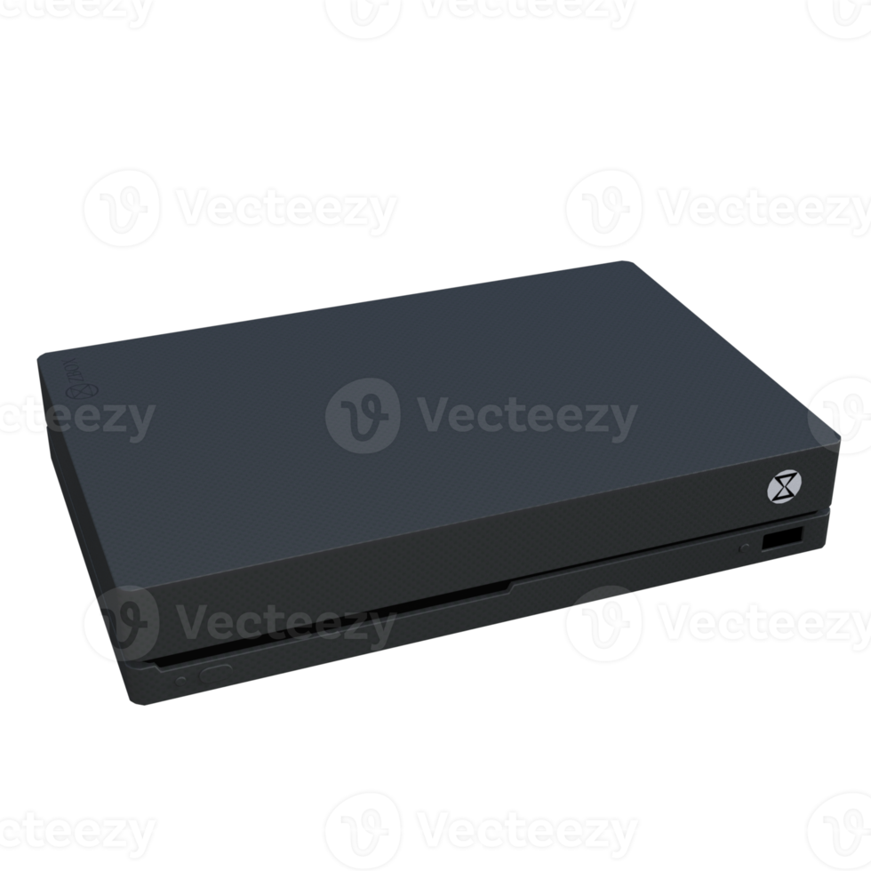 renderização 3d de dispositivo de console de videogame png