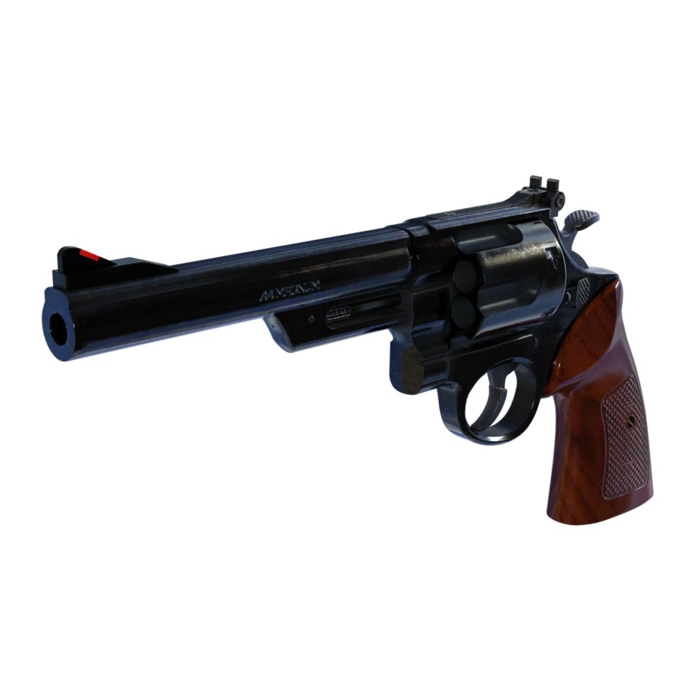 skjuta pistol 3d återgivning png