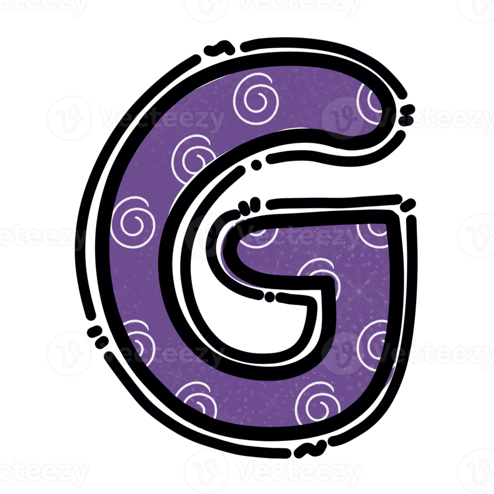 g letra del alfabeto png, diseño lindo color púrpura png