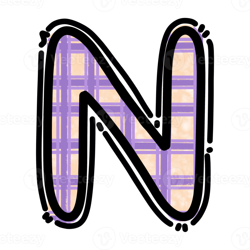 n alphabet buchstabe png, karierte mustergrafik png