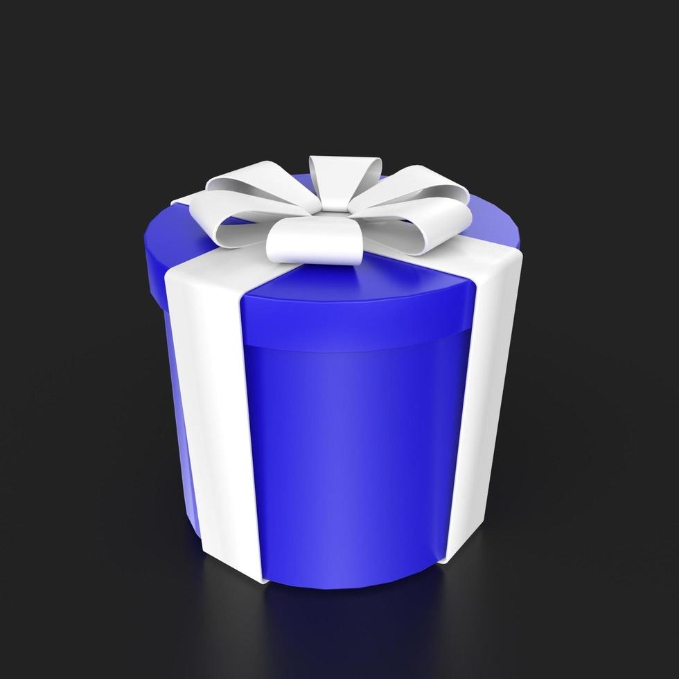 Gift box isolated on background photo