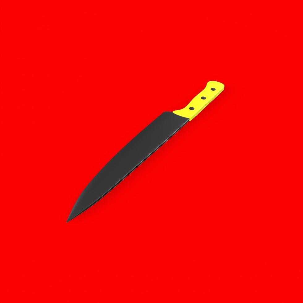 knife isolated on background photo