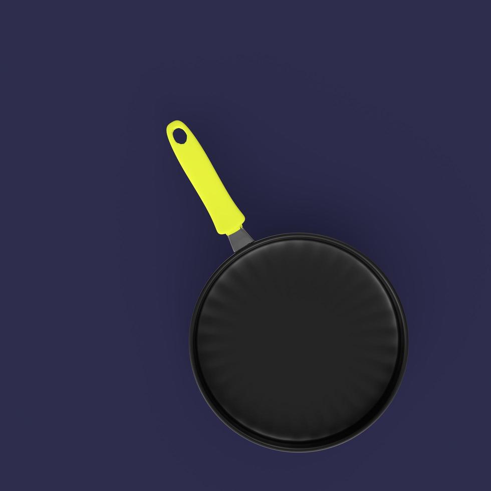 Frying pan isolated on a background photo