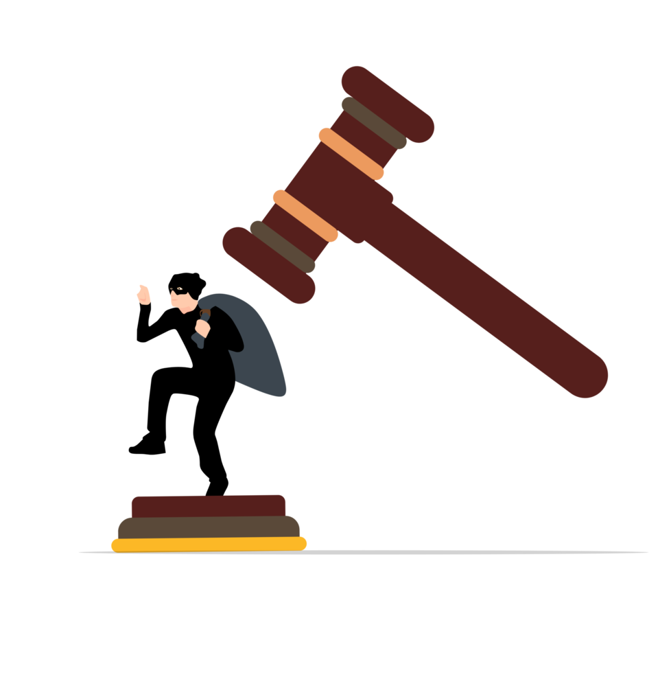 Law and criminal punishment png