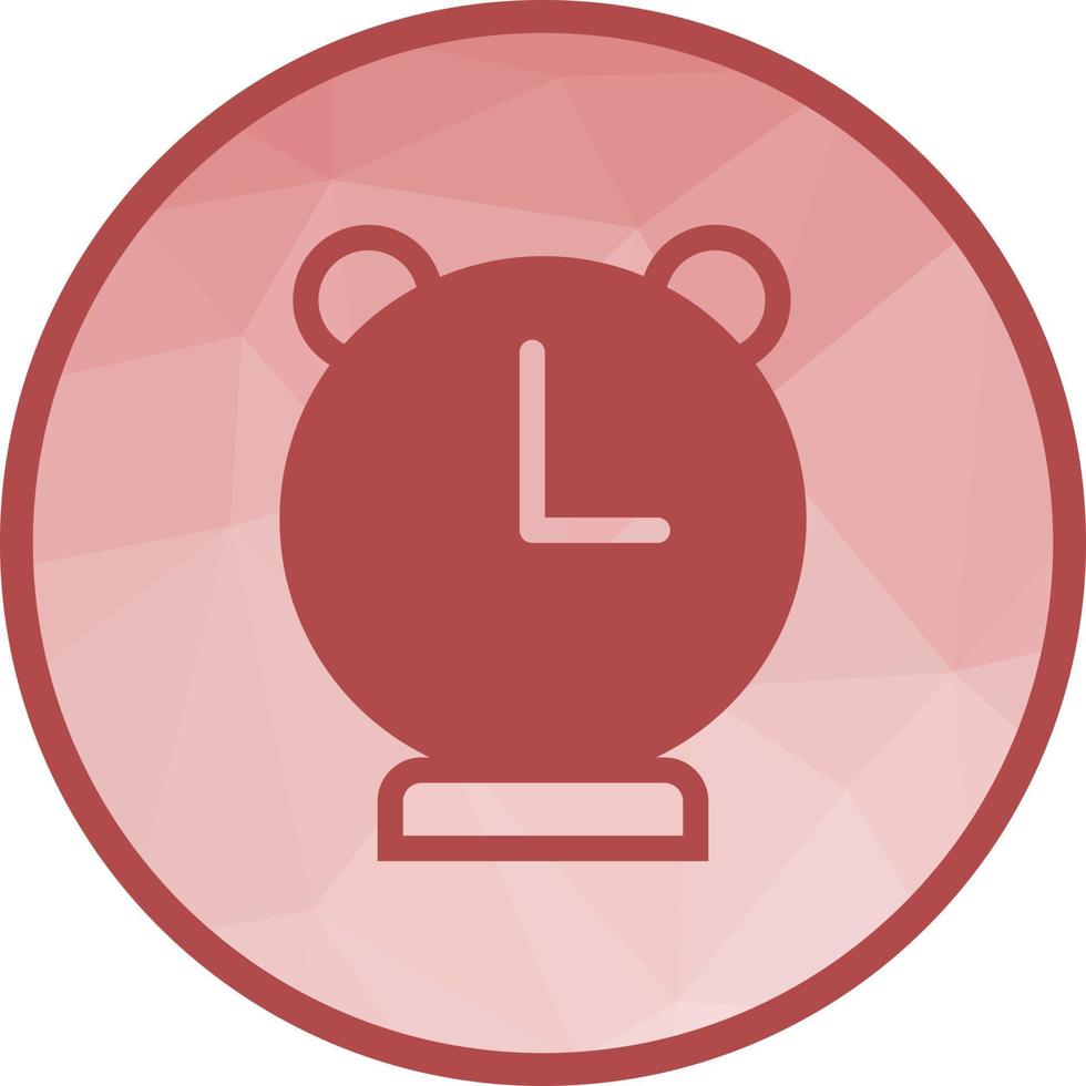 Alarm Clock Low Poly Background Icon 16717690 Vector Art at Vecteezy