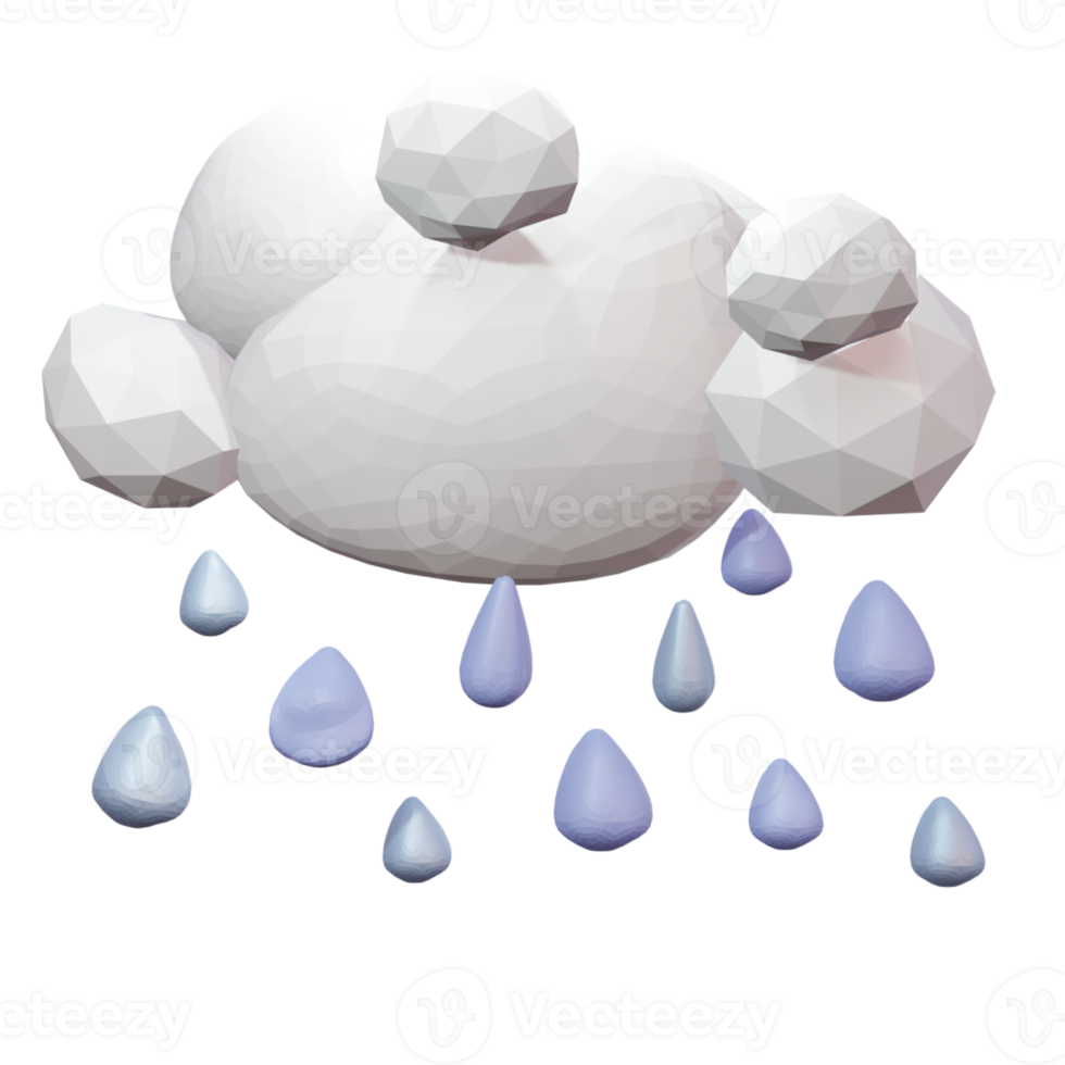 3D weather element png