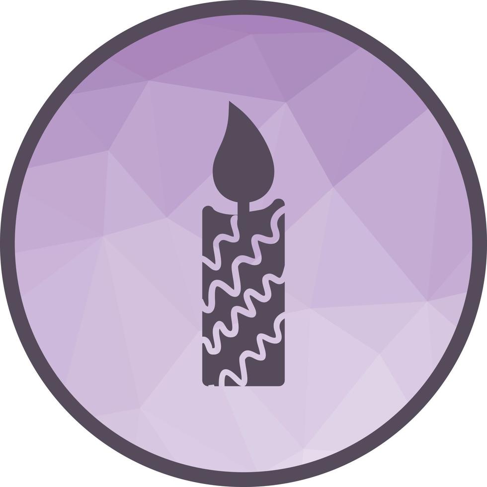 Candle Low Poly Background Icon 16717899 Vector Art at Vecteezy