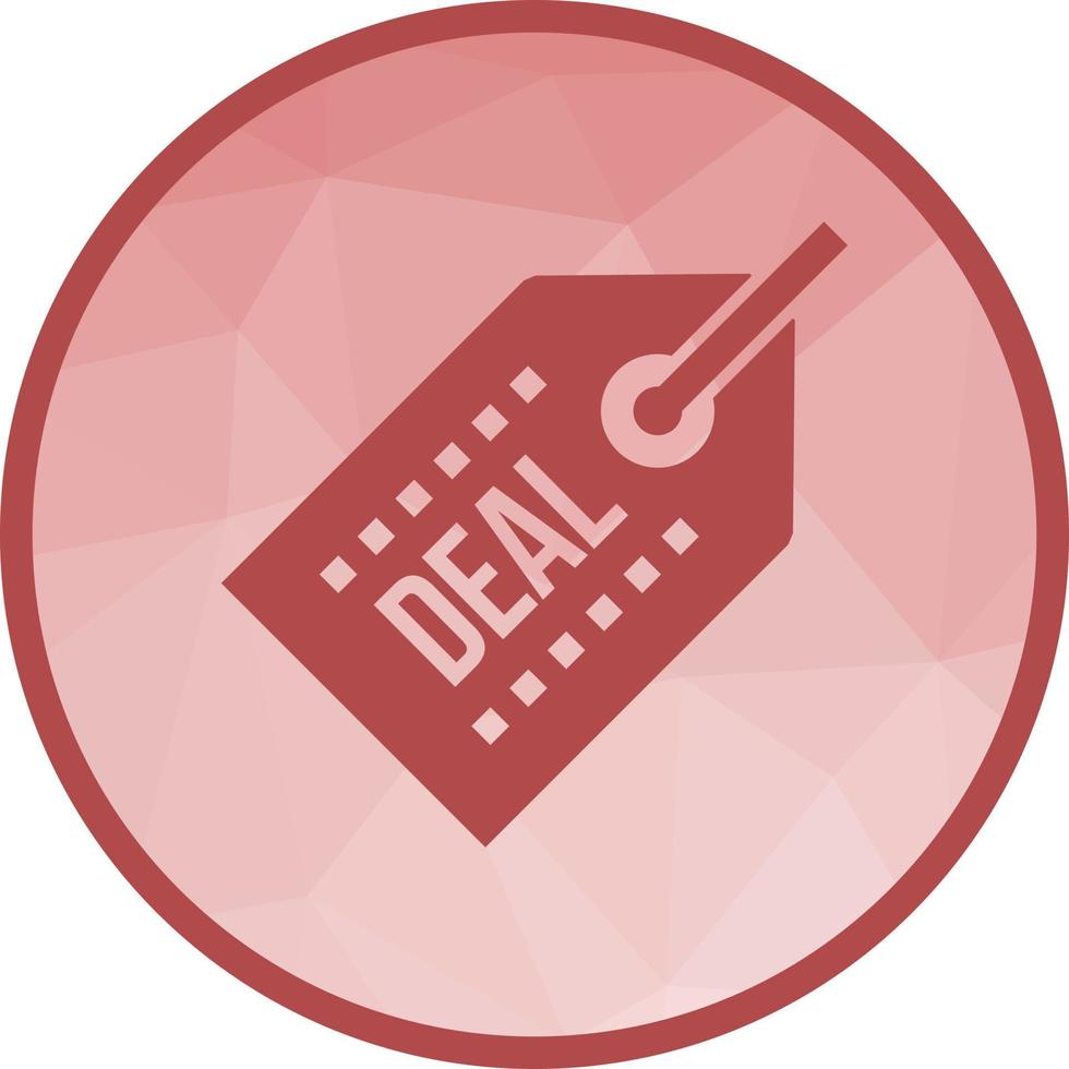 Online Deals Low Poly Background Icon vector