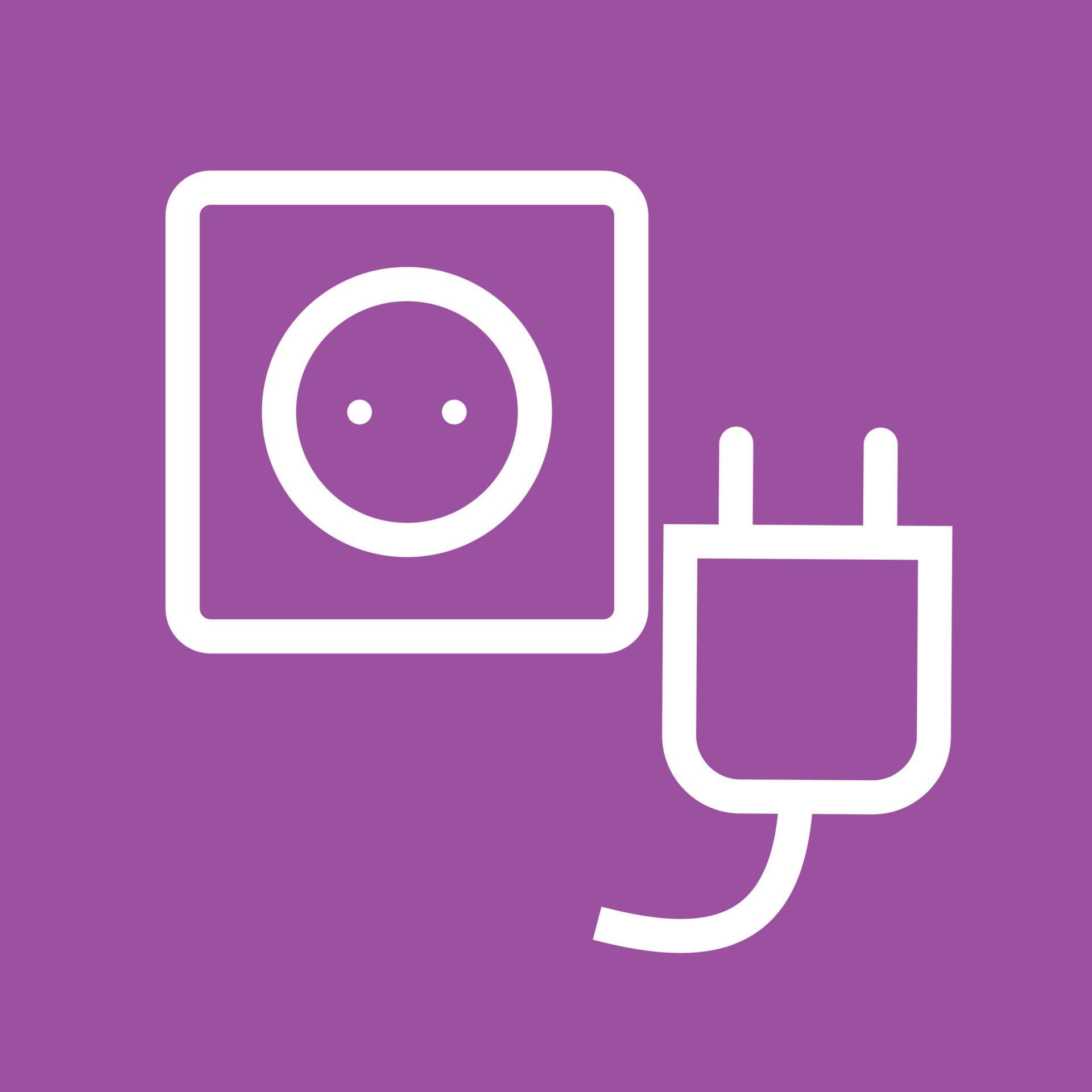 Plug and Socket Line Color Background Icon 16718131 Vector Art at Vecteezy