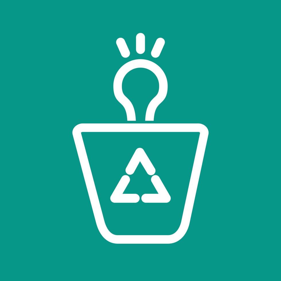 Bad Idea Line Color Background Icon vector