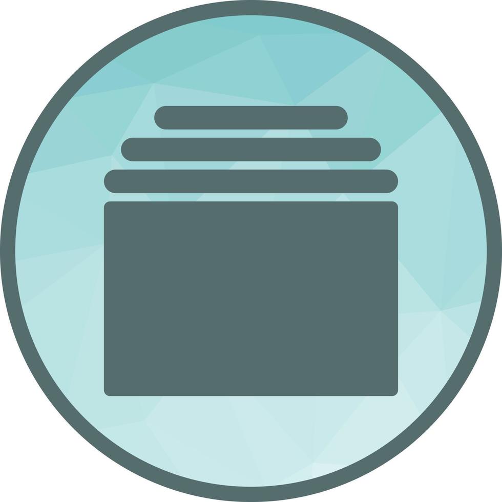 Tabs Low Poly Background Icon vector