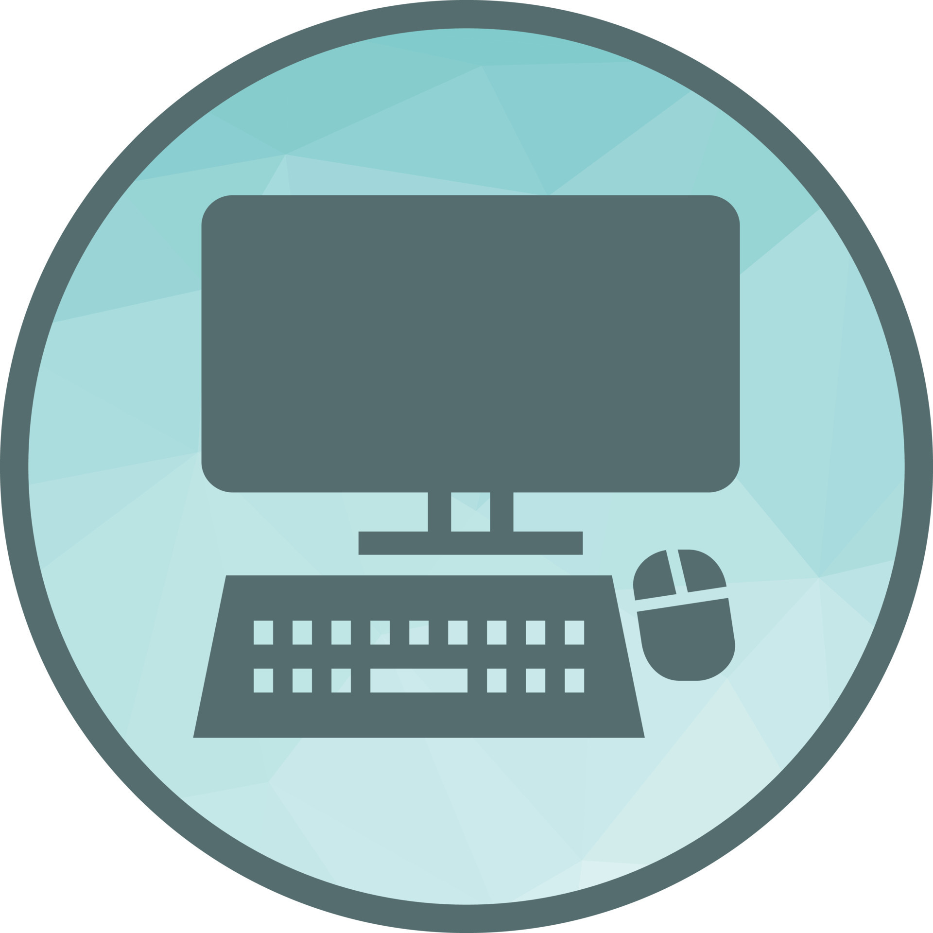 Computer Low Poly Background Icon 16718309 Vector Art at Vecteezy