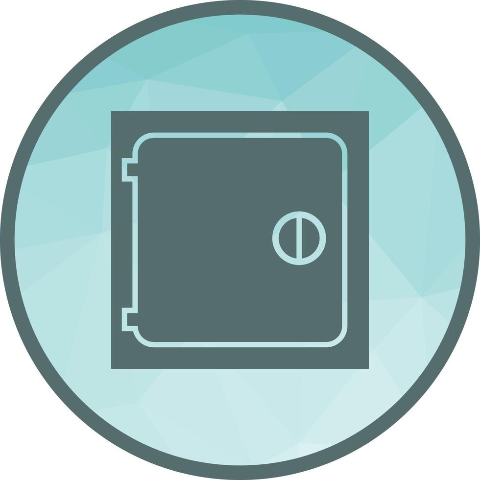 Medicine Cabinet Low Poly Background Icon vector