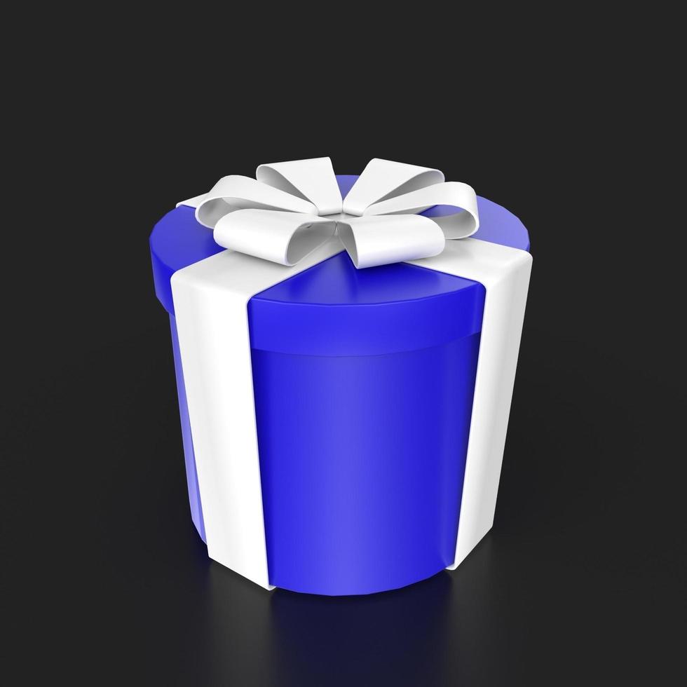 Gift box isolated on background photo