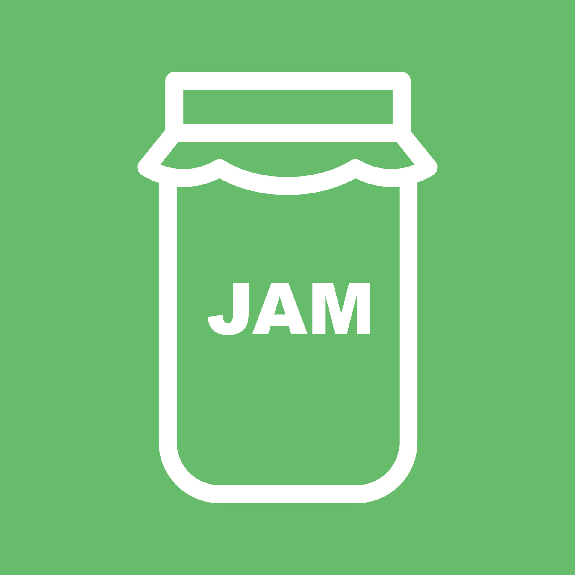Jam Bottle Line Color Background Icon 16718806 Vector Art at Vecteezy
