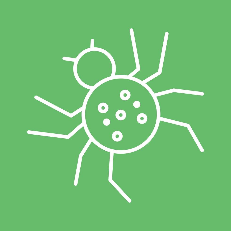 Spider Line Color Background Icon vector