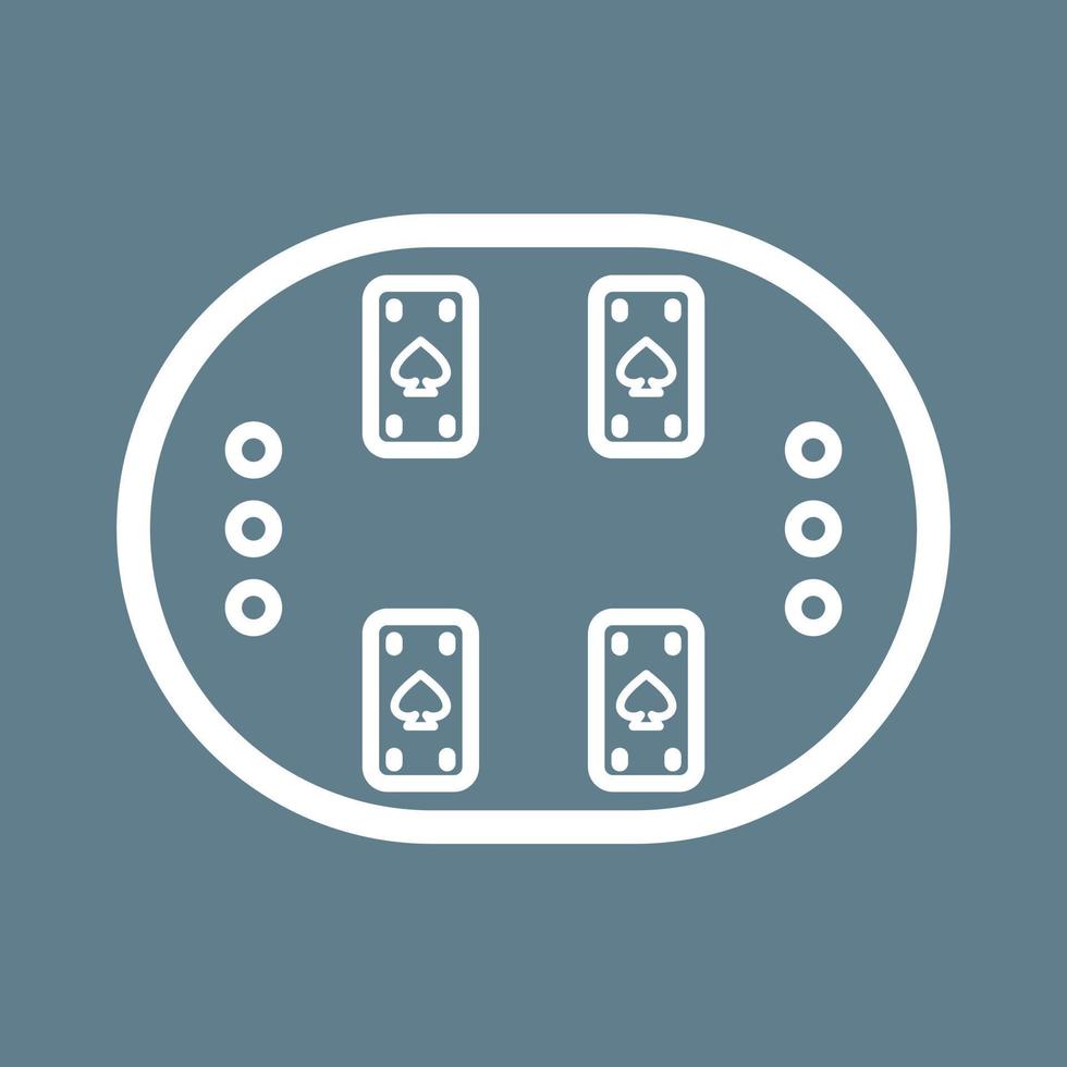 Cards Table Line Color Background Icon vector