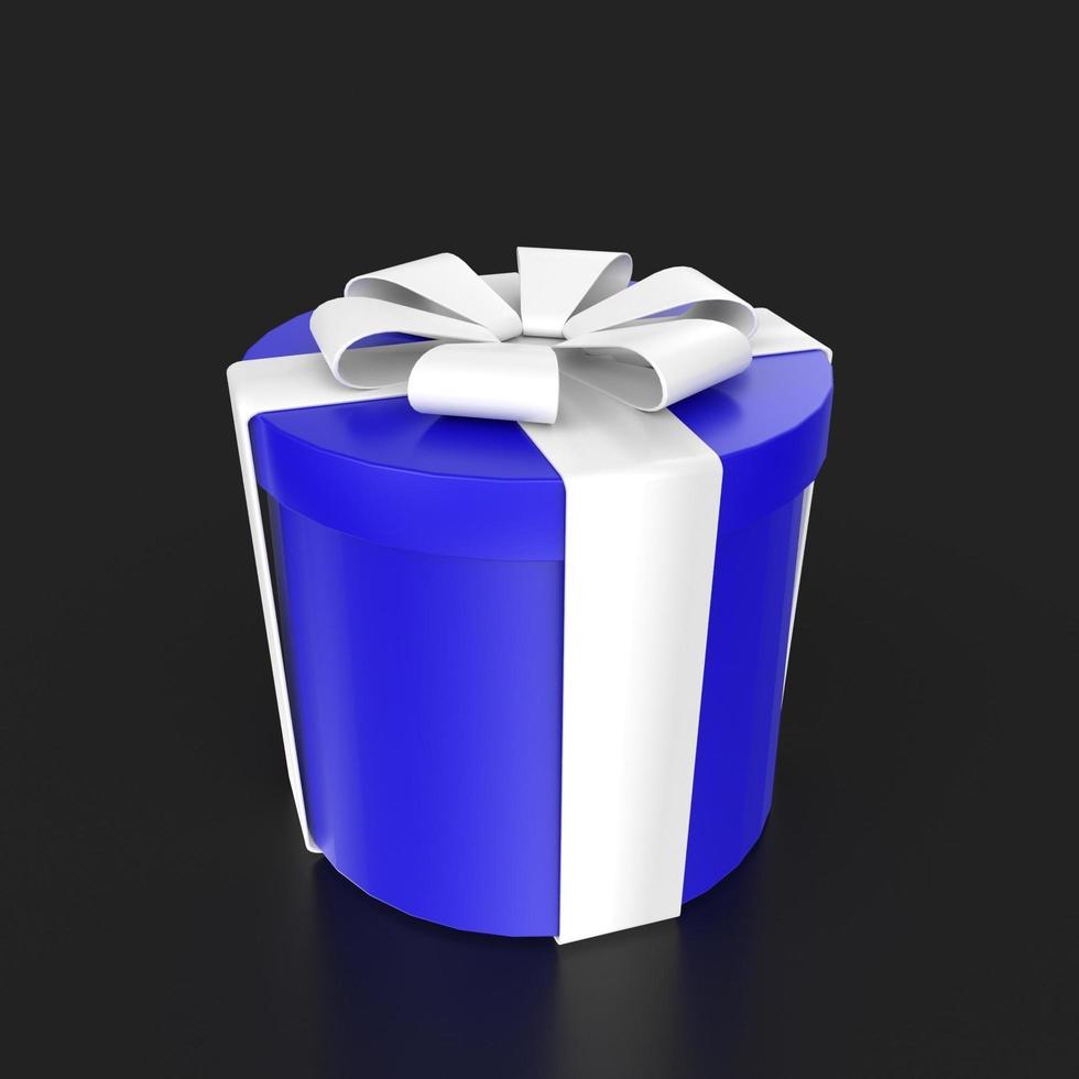 Gift box isolated on background photo