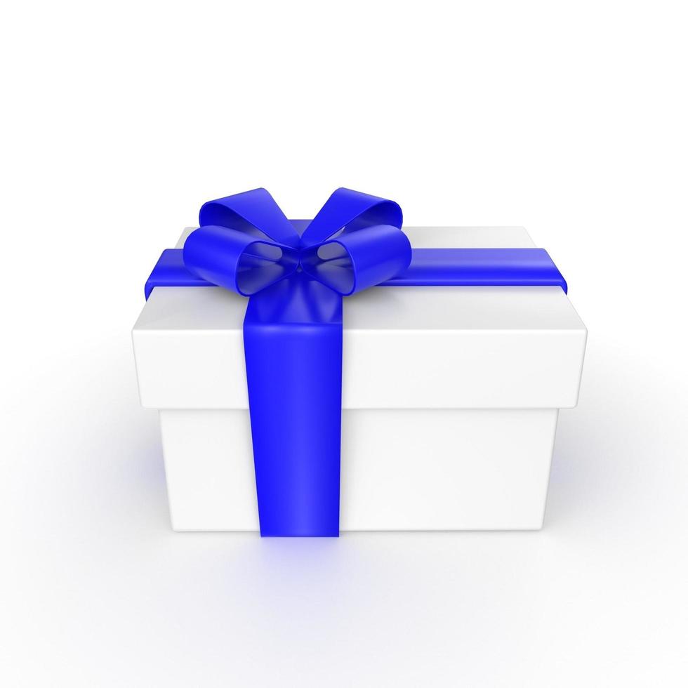 gift box isolated on background photo