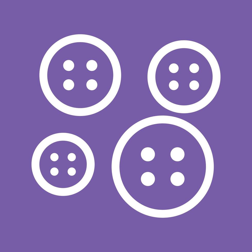 Buttons Line Color Background Icon vector