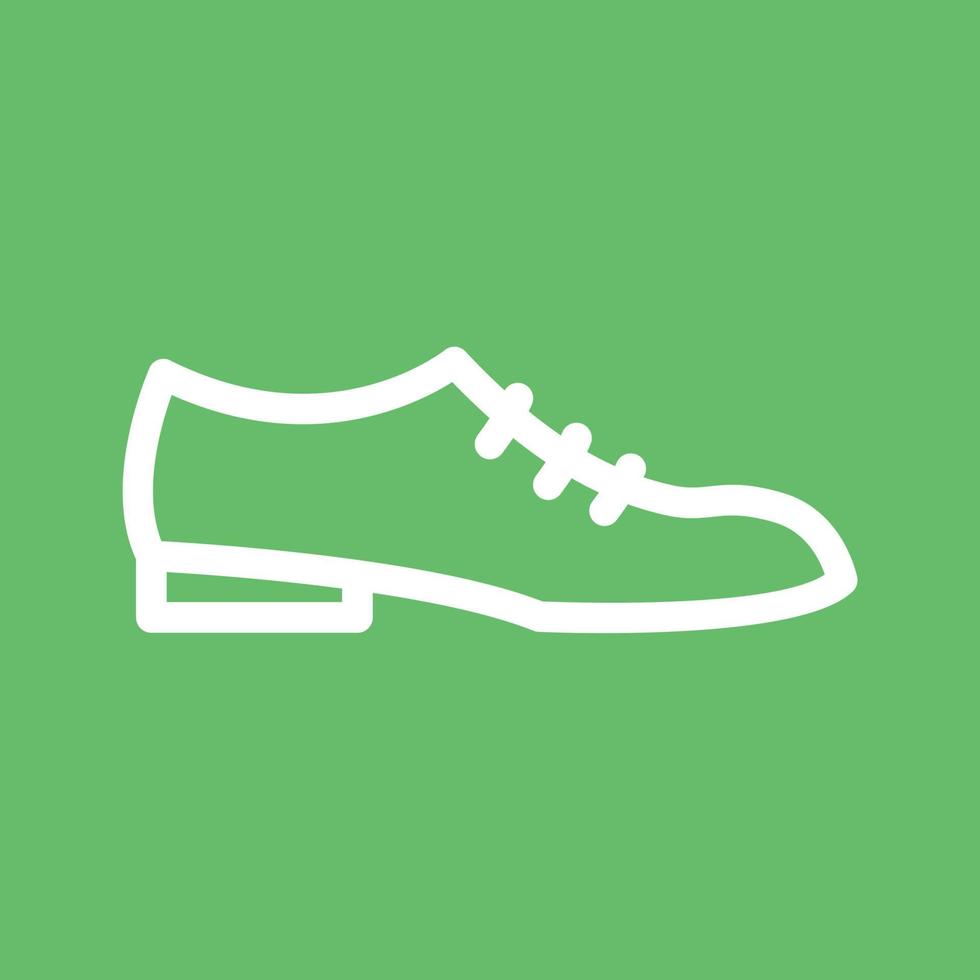 icono de fondo de color de línea de zapatos formales vector