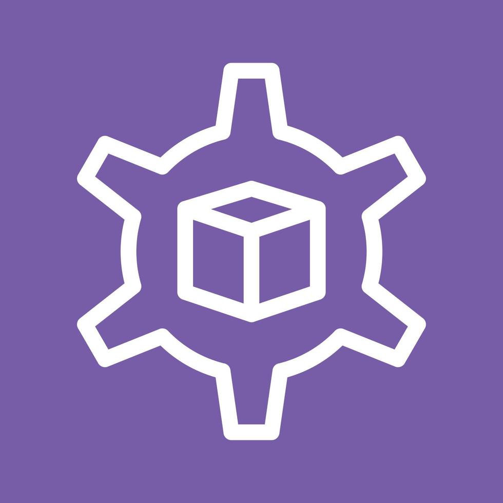 Automated Solutions Line Color Background Icon vector