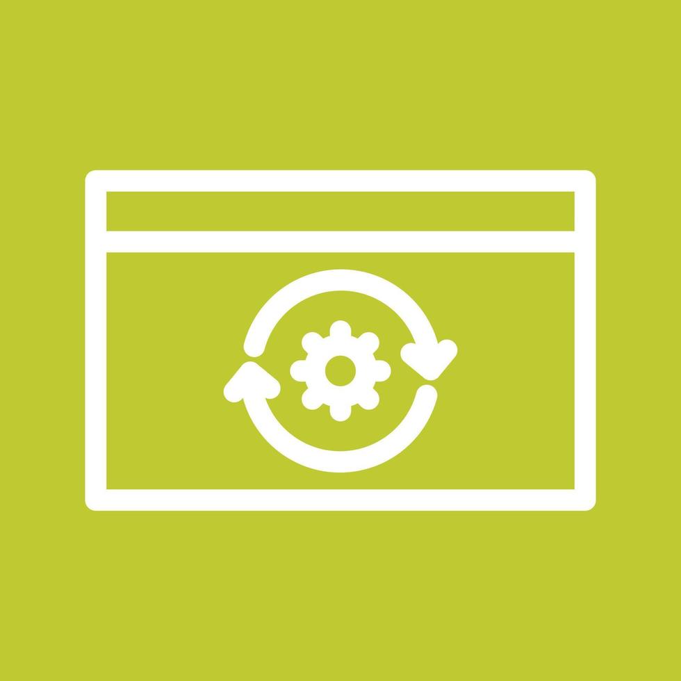 Reverse Engineering Line Color Background Icon vector