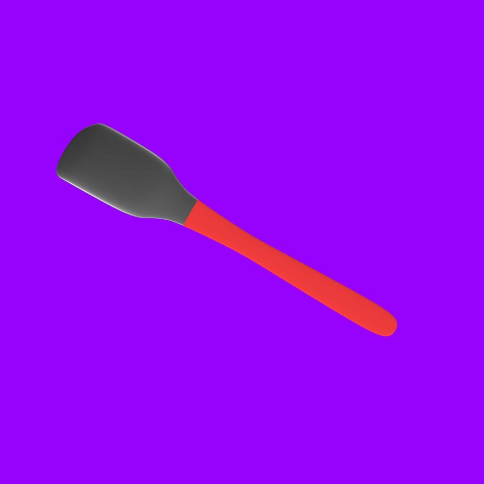 Spatula isolated on background photo