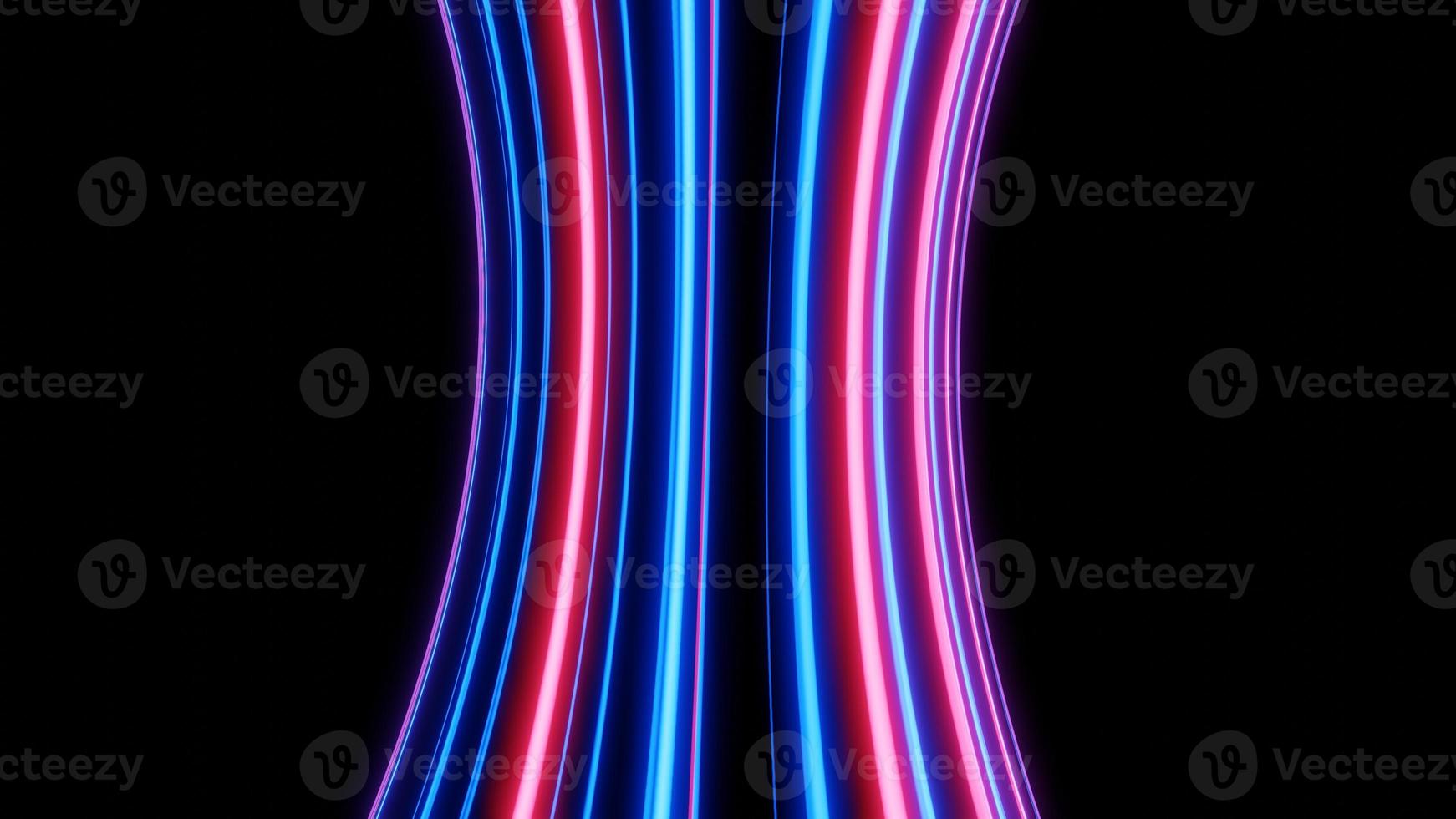 3d render motion line of speed and power or light trails. High-speed light with curve movement beam. 5G Technology fast and futuristic background. Abstract motion blur. photo