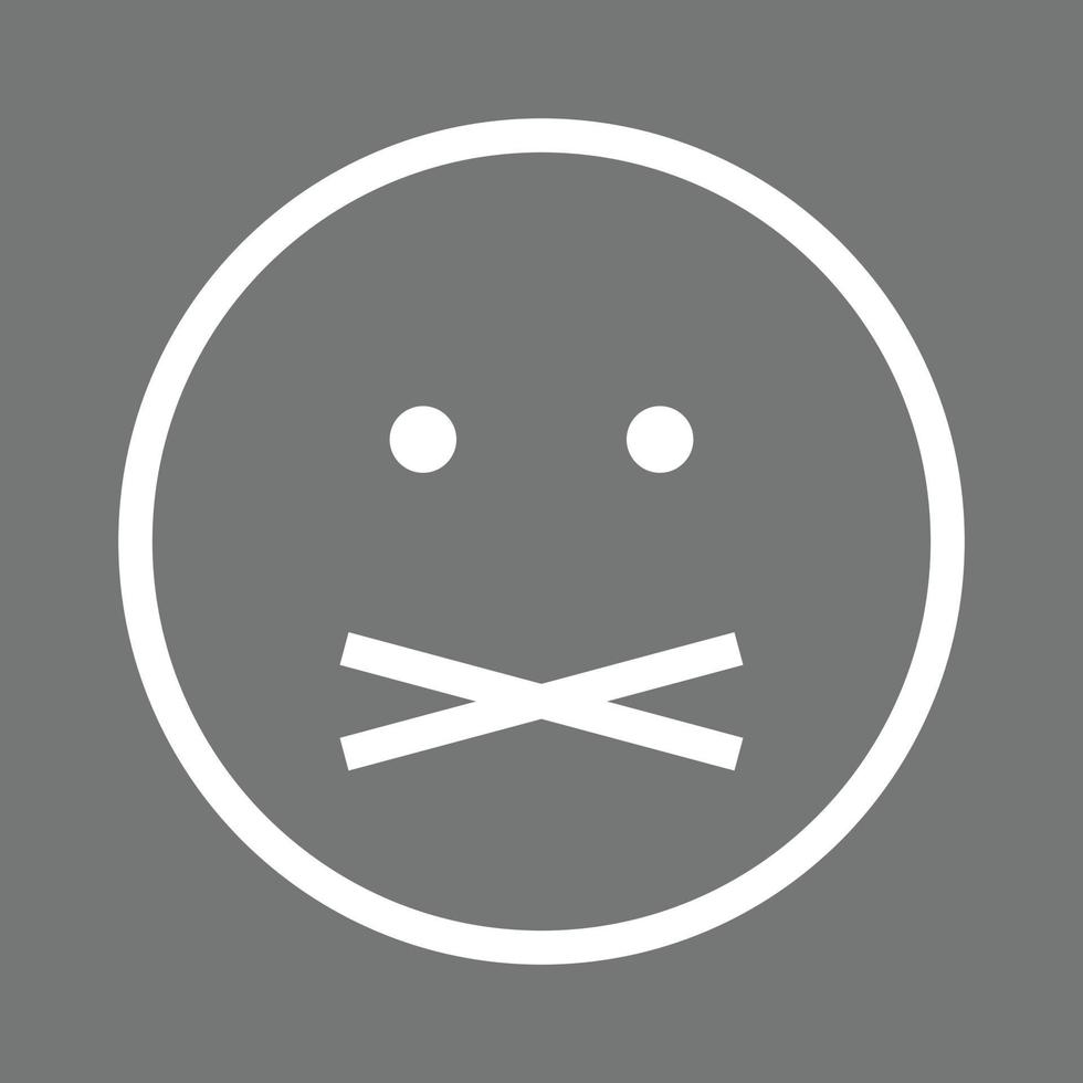 Mute Line Color Background Icon vector