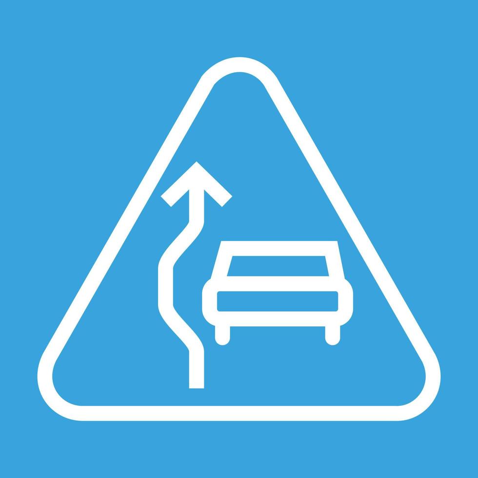 Overtake Line Color Background Icon vector