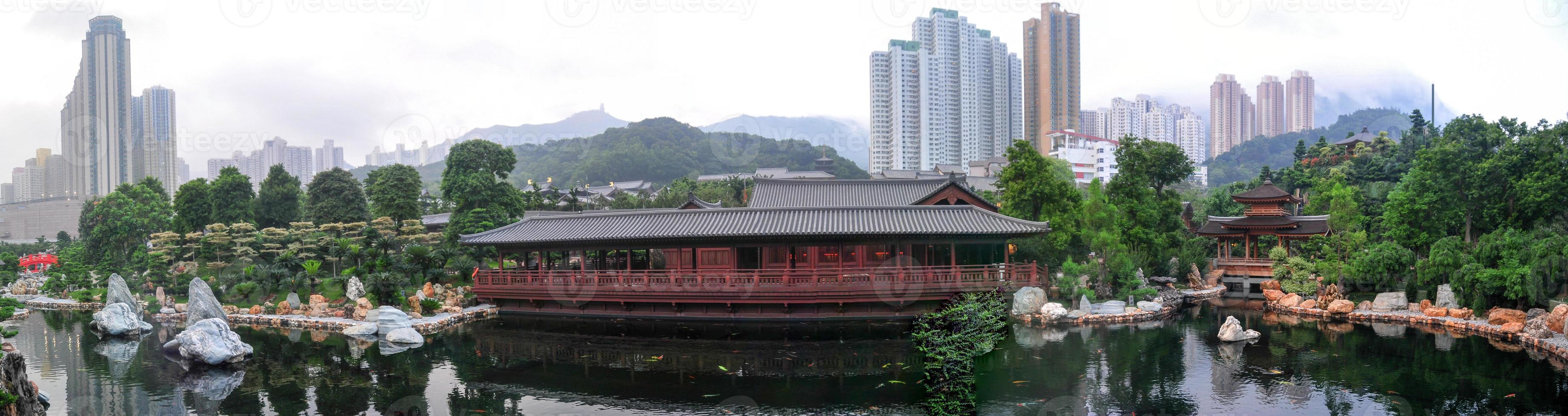 Golden Pavilion of Nan Lian Garden, Hong Kong photo