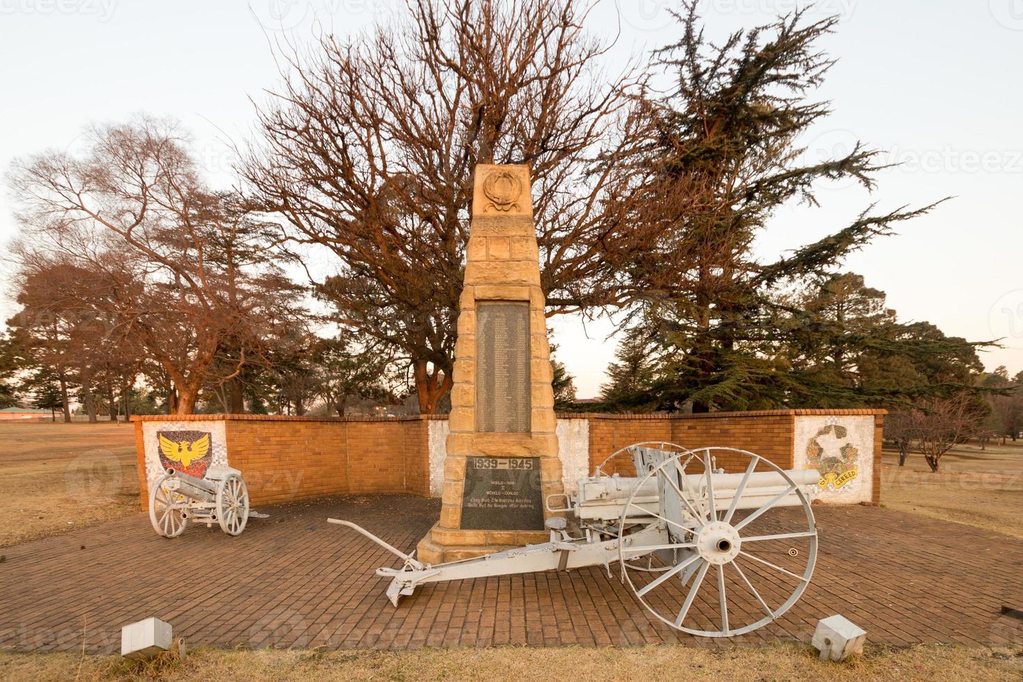World War II memorial - Ermelo, South Africa photo