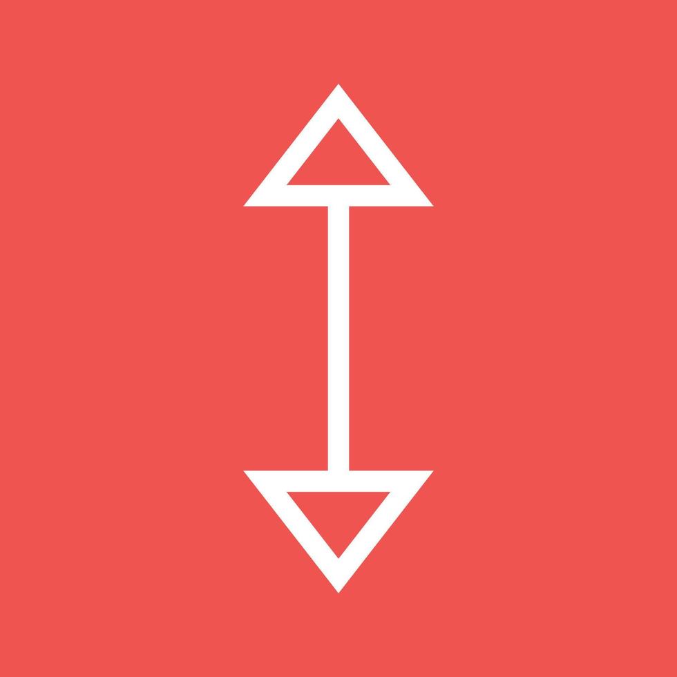 Up-Down II Line Color Background Icon vector