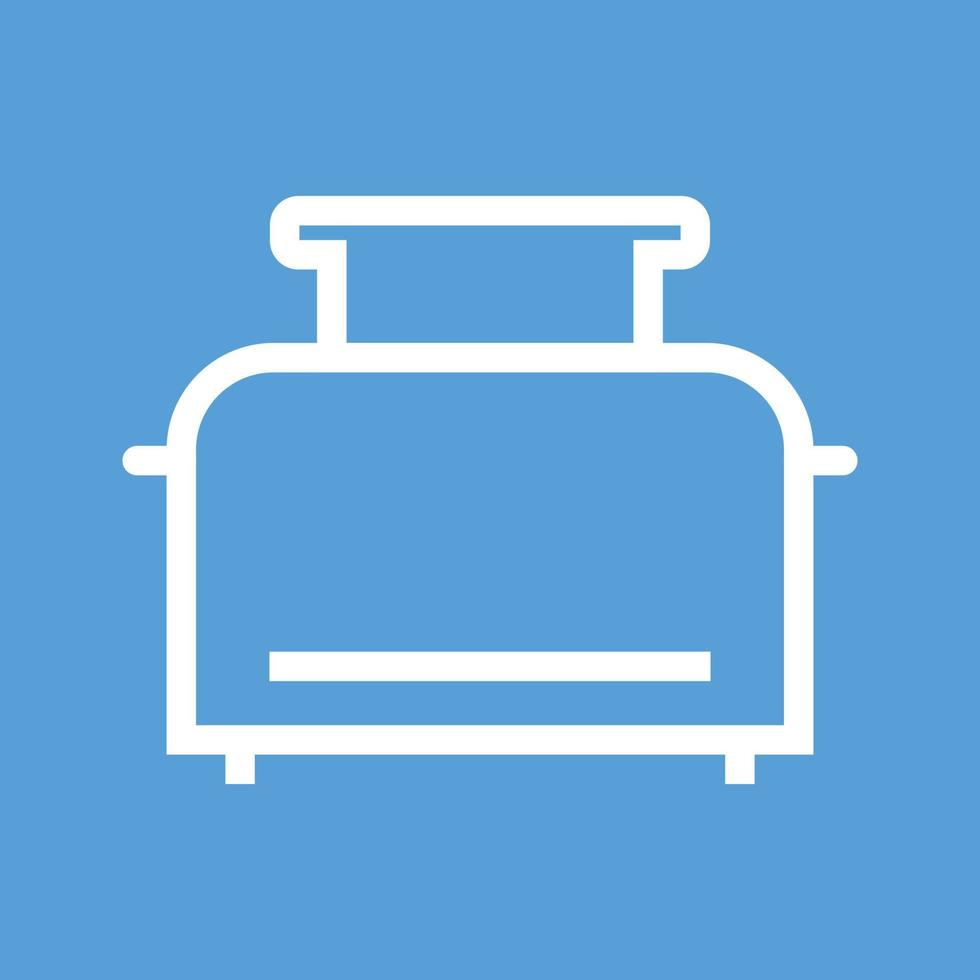 Toaster Line Color Background Icon vector