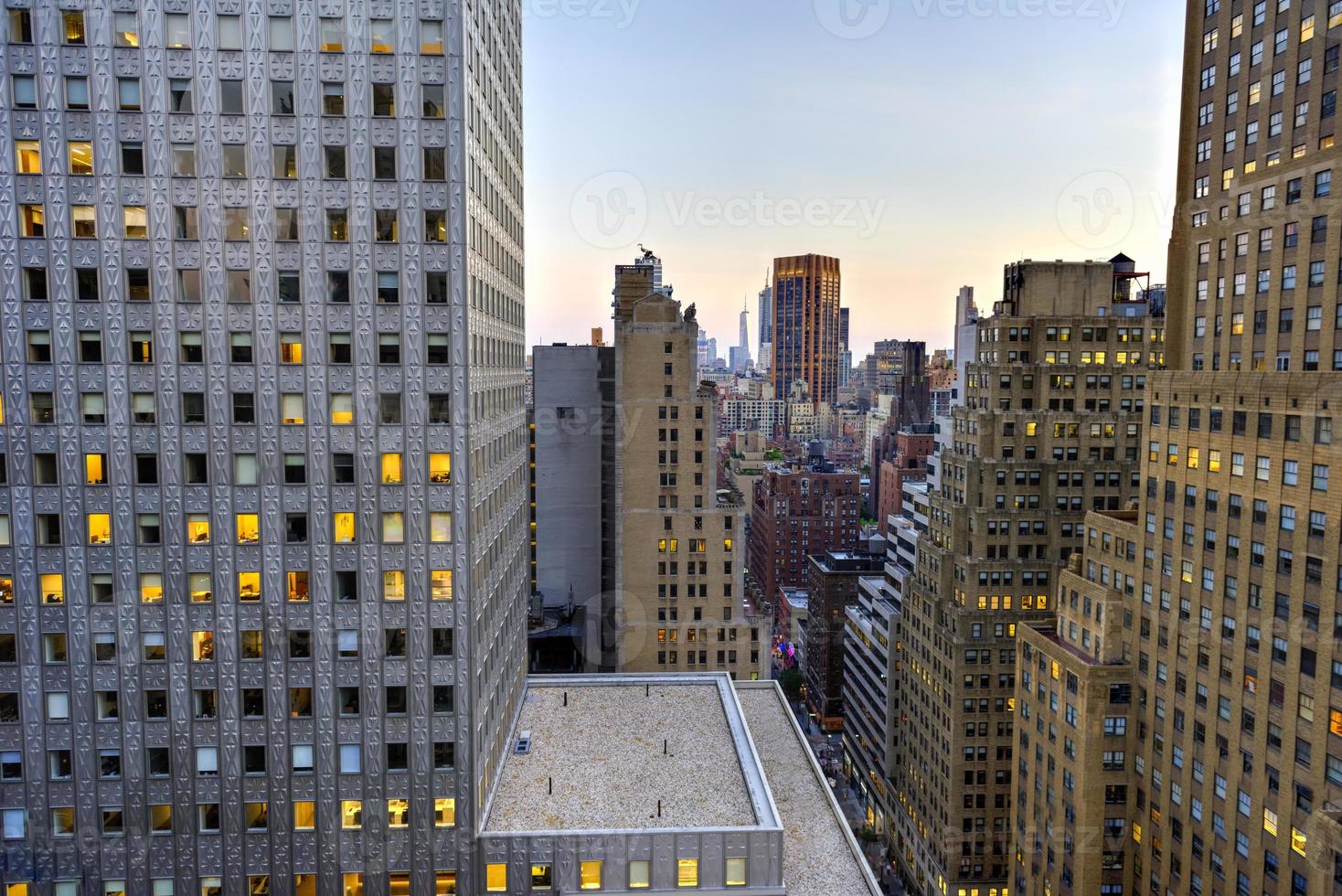 Socony-Mobil Building in midtown Manhattan in New York City. photo