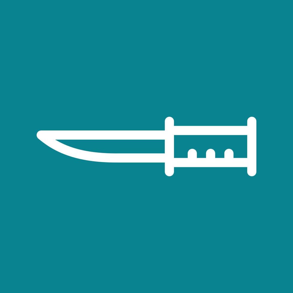 Army Knife Line Color Background Icon vector